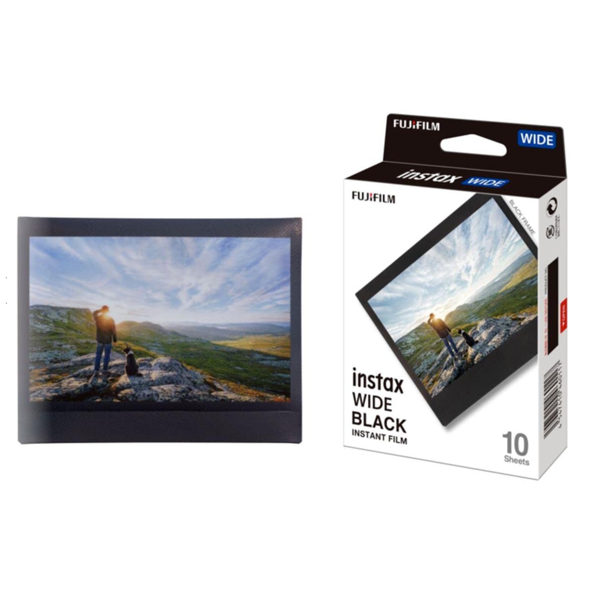 Fujifilm Instax Wide Black Film   10 Exposures