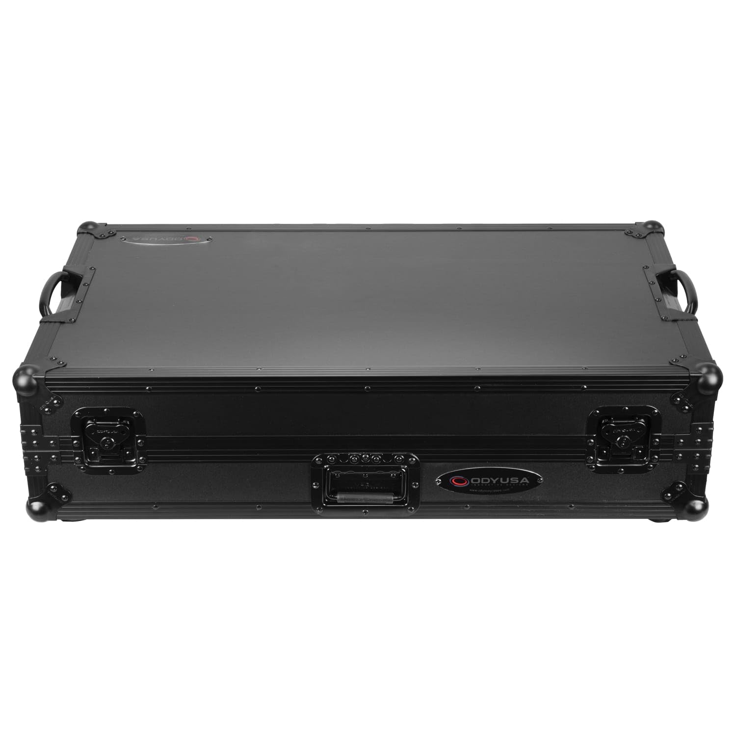 Odyssey FZGSPERFORMERW1BL RANE PERFORMER Black Label 1U Flight Case with Glide Style Laptop Platform and Wheels