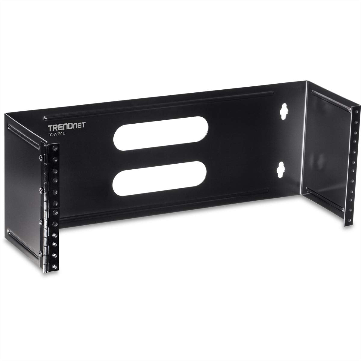 Trendnet 4U 19 Inch Hinged Wall Mount Bracket For Patch Panels And Pdu Power Strips, Tc Wp4U, Supports Eia 310, Steel Constructi