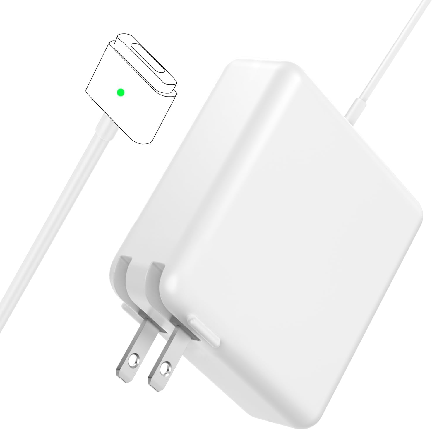 45W Charger for MacBook Air, 45W Magnetic2 TTip Power Adapter Charger Replacement for Mac Air 11/13 Inch(Applicable to 2012201