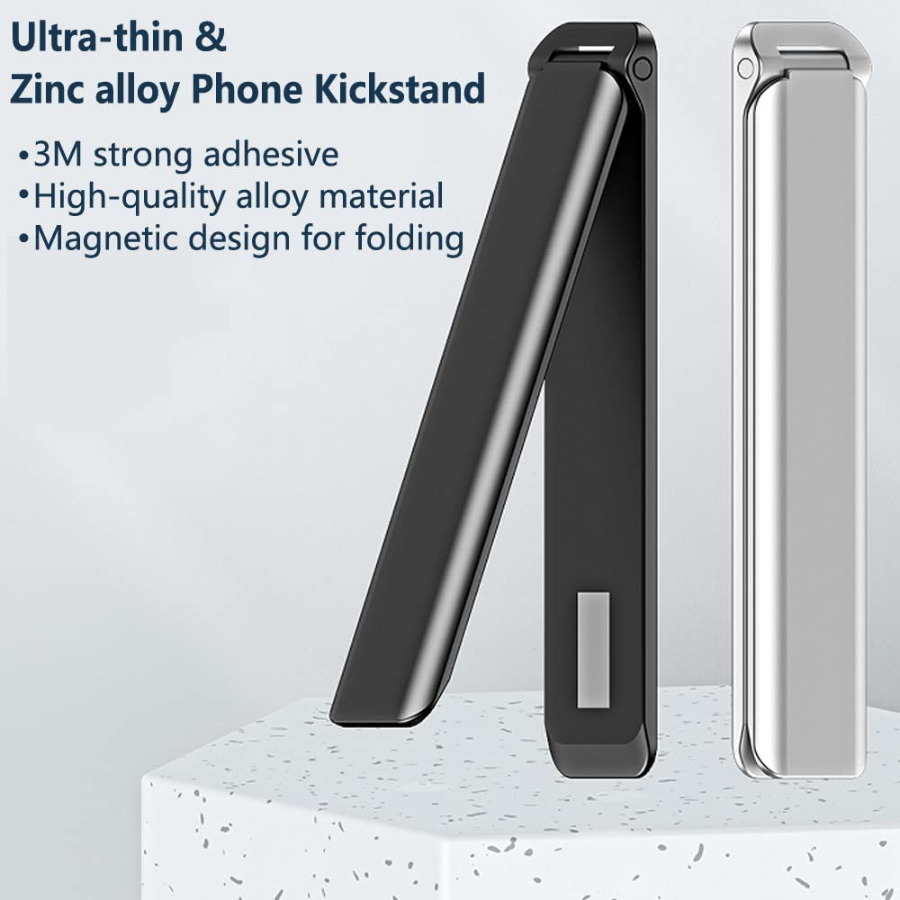 Kinizuxi Cell Phone Kickstand,Vertical And Horizontal Aluminum Phone Stand For Desk, Adjustable Phone Holder Stand For Desk Comp