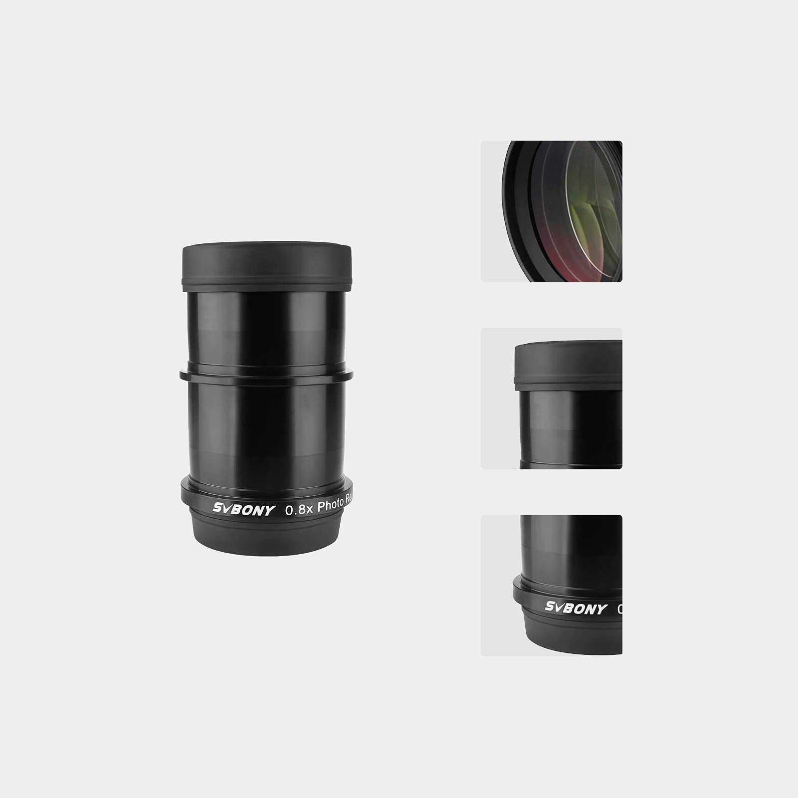 Svbony Focal Reducer, M54X1 Field Flattener, Telescope Accessory For Sv503 102Mm Ed Telescope