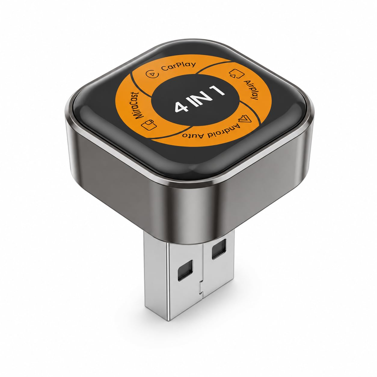 Hyphoon CarPlay Screen Mirroring Adapter, AirPlay & Miracast 4in1