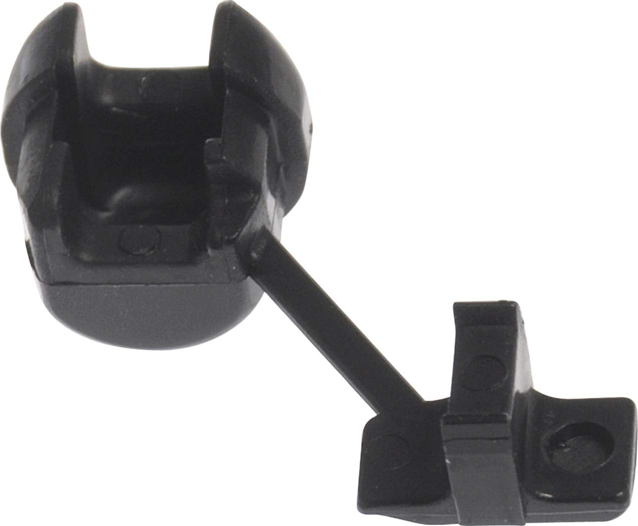 The Hillman Group 58229 0.437 Diameter Flat Strain Relief Bushing, 10Pack , Black