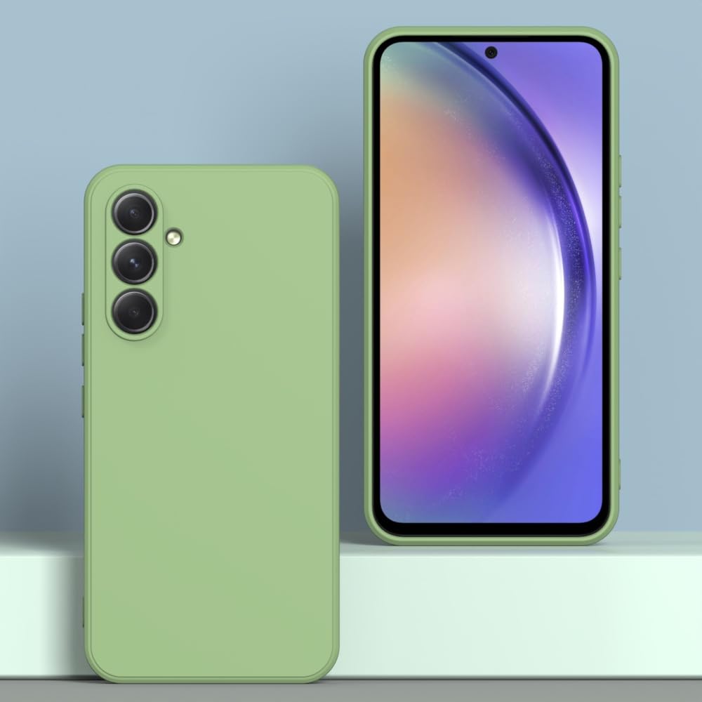 Wogroo For Samsung Galaxy A15 5G Case Green, Scratch Resistant With Soft Touch, Slim Thin Phone Cover For Samsung Galaxy A15 5G