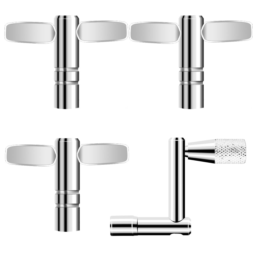 Drum Keys 3 Pack Universal Drum Tuning Key With Continuous Motion Speed Key
