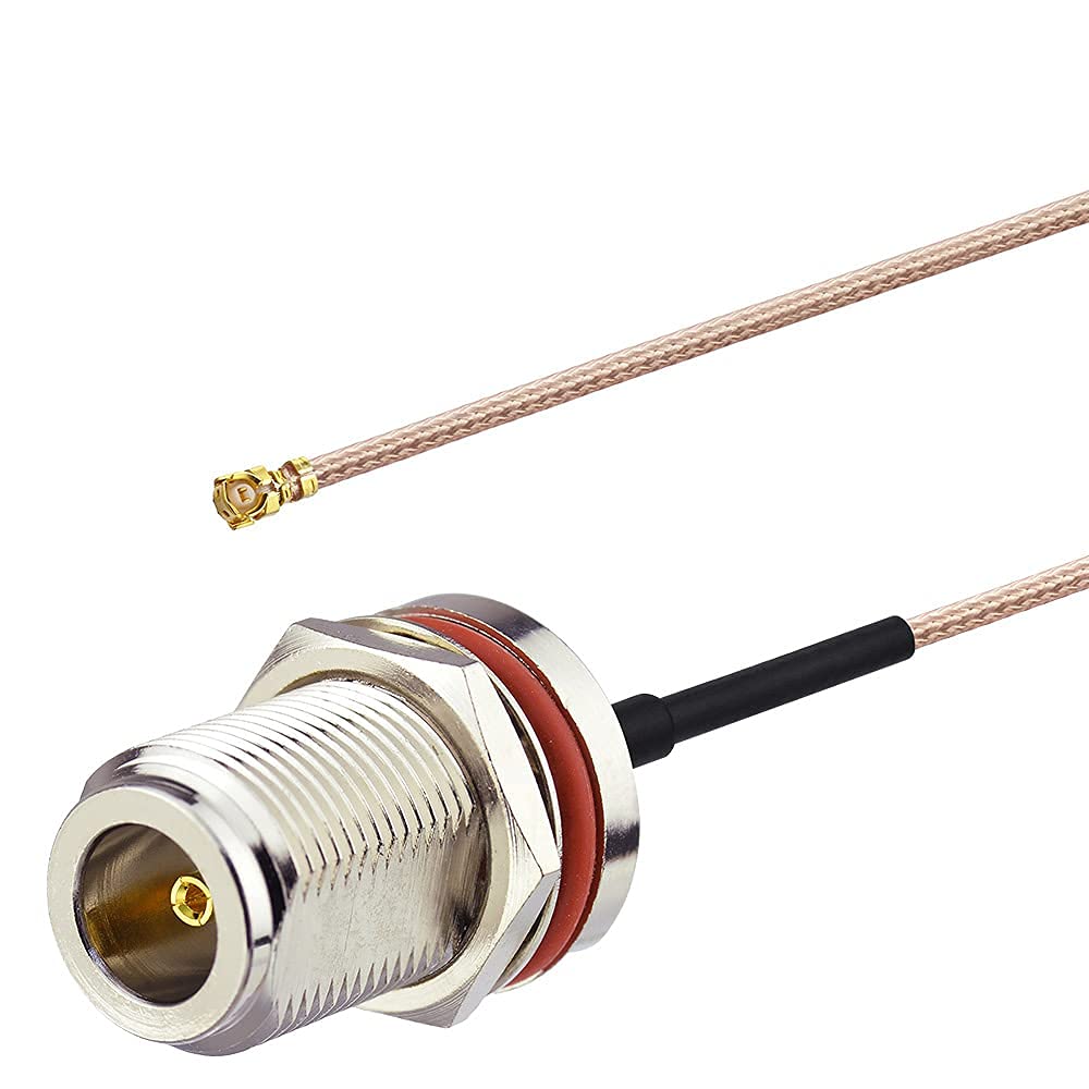 Wlaniot Ipx/U.Fl To N Type Female Pigtail Cable (6'' Rg178 For Pci Wifi Card Wireless Router Gateway External Antenna Etc.