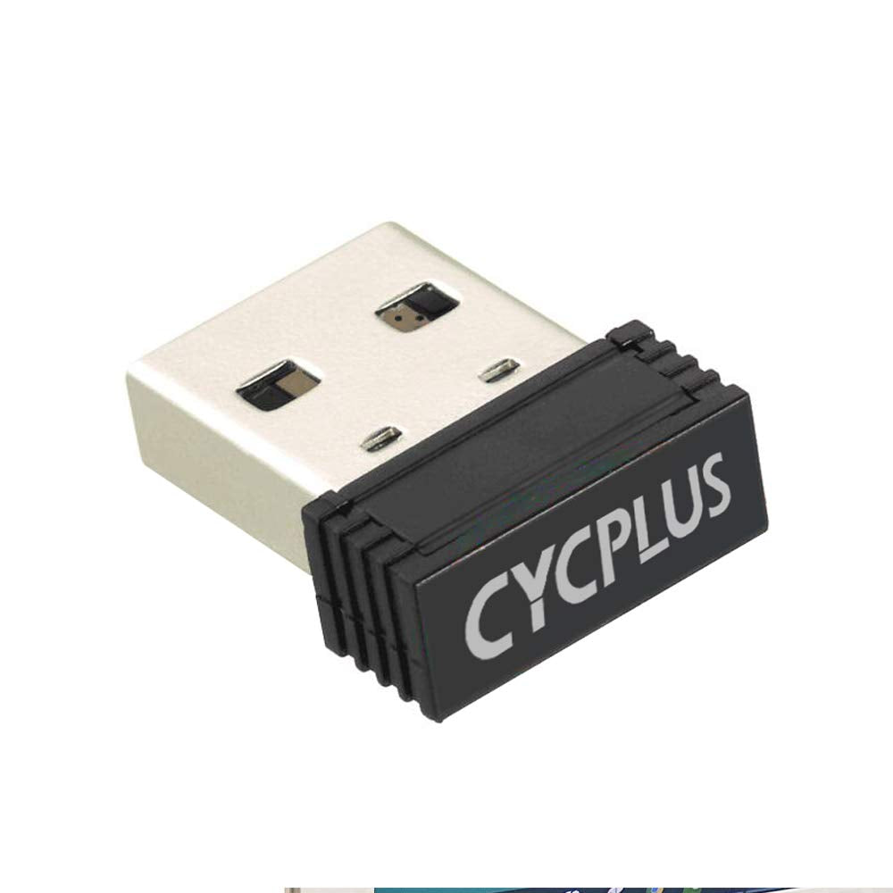 Usb Ant+ Stick Dongle Adapter Wireless Receiver For Zwift, Thesufferfest, Trainerroad, Rouvy To Upgrade Bike Trainer U1