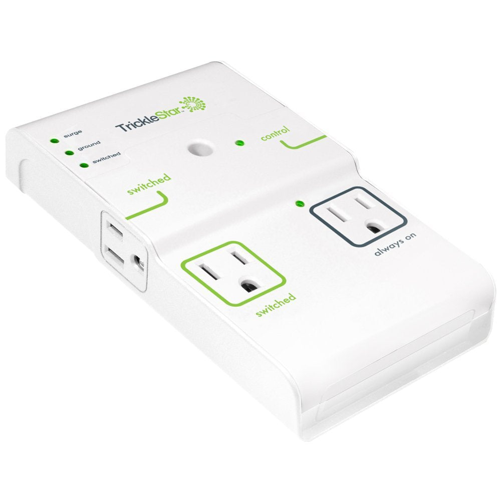 Tricklestar Ts0006 4 Outlet Advanced Powertap, 1080 Joules