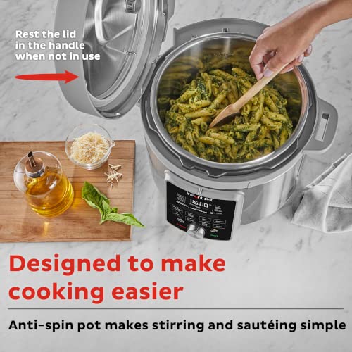 Instant Pot Duo Plus, 6 Quart Whisper Quiet 9 In 1 Electric Pressure Cooker, Slow Rice Steamer, Saut�, Yogurt Maker, Warmer & Sterilizer, Free App With 800+ Recipes, Stainless Steel