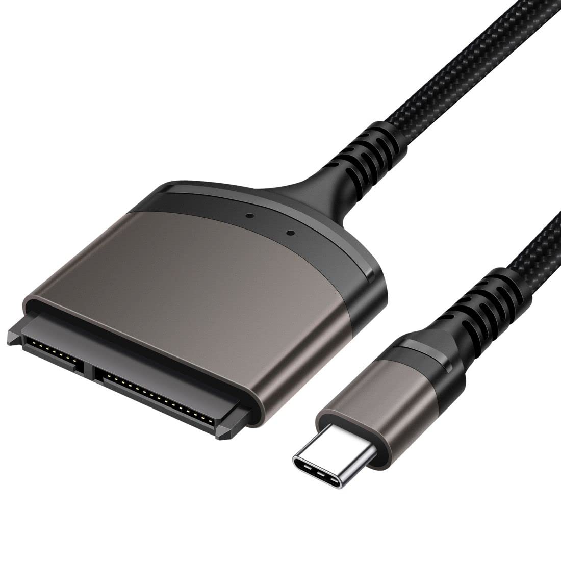 Chenyang Sata To Usb Nylon Braided Cable Usb C To 2.5'' Sata Hard Drive External Converter Adapter For Ssd/Hdd Data Transfer