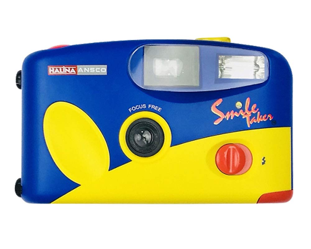 Halina Ansco Pix Flash 35Mm Film Camera Vintage Point & Shoot Focus Free (Smile Taker)