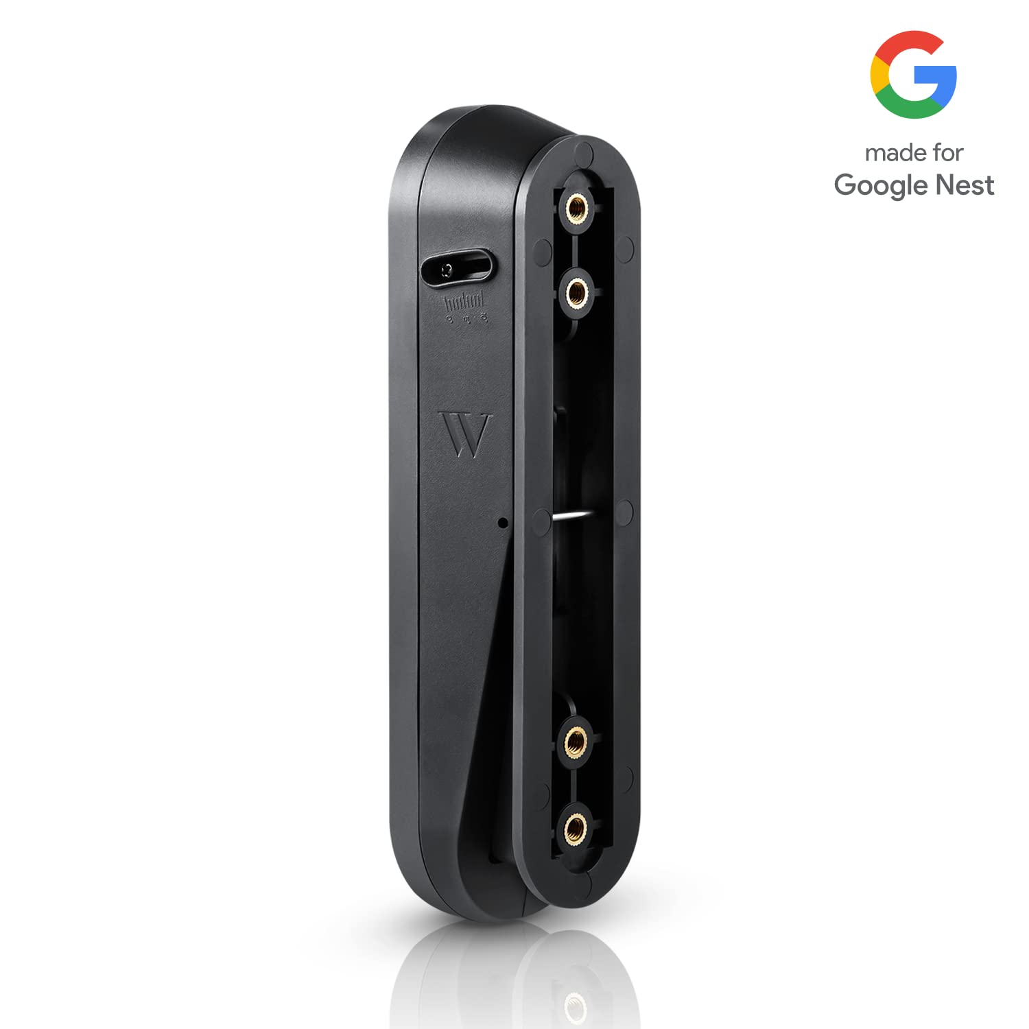 Wasserstein Vertical Adjustable Mount For Google Nest Doorbell (Battery)   Made For Google Nest