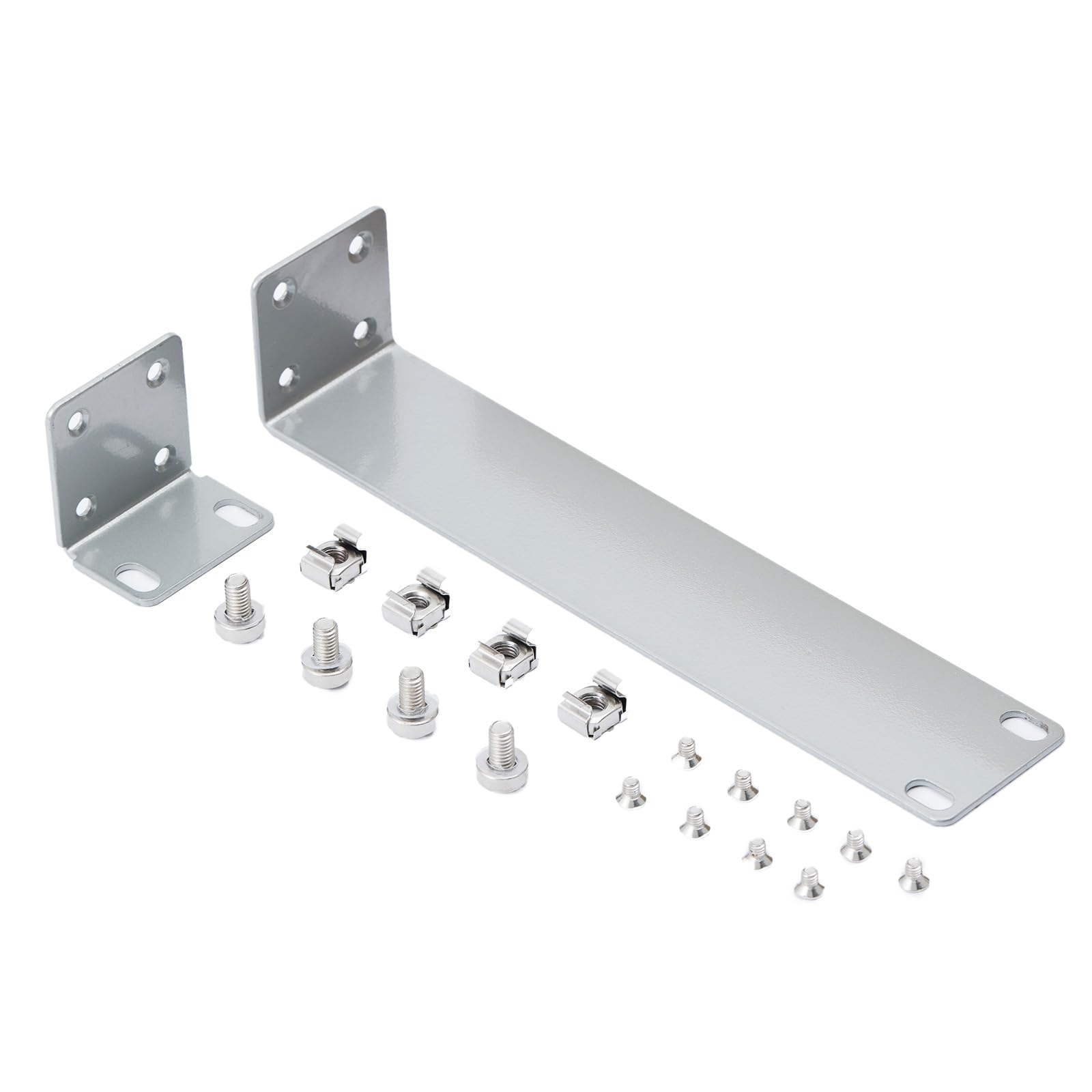 Mokerlink 1U Rack Mount Kit Compatible For Ubiquiti Switches, Rackmount Ears For Edgeswitch Es 8 150W Switch 8 Port And For Us 8