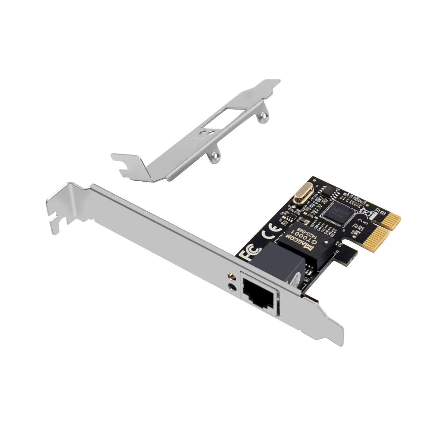 Dynattenik 1-Port Pcie Gigabit Ethernet Network Card With Low Profile - Nic Adapter For Servers