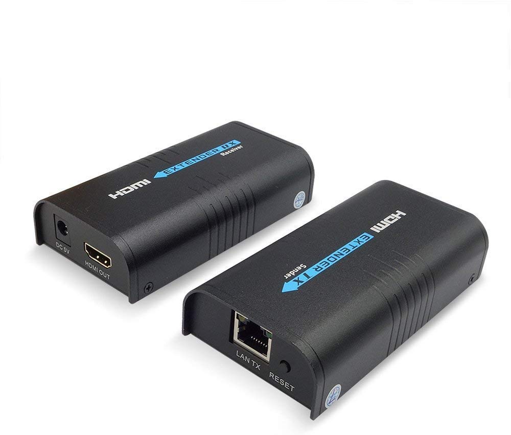 Lkv373A 1080P Hdmi Extender 365Ft/120M Over Single Cat5 /Cat6 /Cat7 Ethernet Network And Lan Router/Switcher For Hd Stb,Dvd,Ps3,