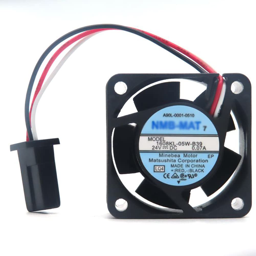 A90L 0001 0510 1608Kl 05W B39 24V 0.07/0.08A 40Mm 4020 Fanuc Cooling Fan (0.07A Black Plug)