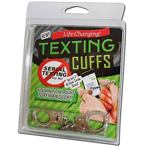 Gears Out Texting Cuffs   Thumb Cuffs For Serial Texting Funny Gag Gifts For Teens And Tweens Funny Cell Phone Gifts Millennial