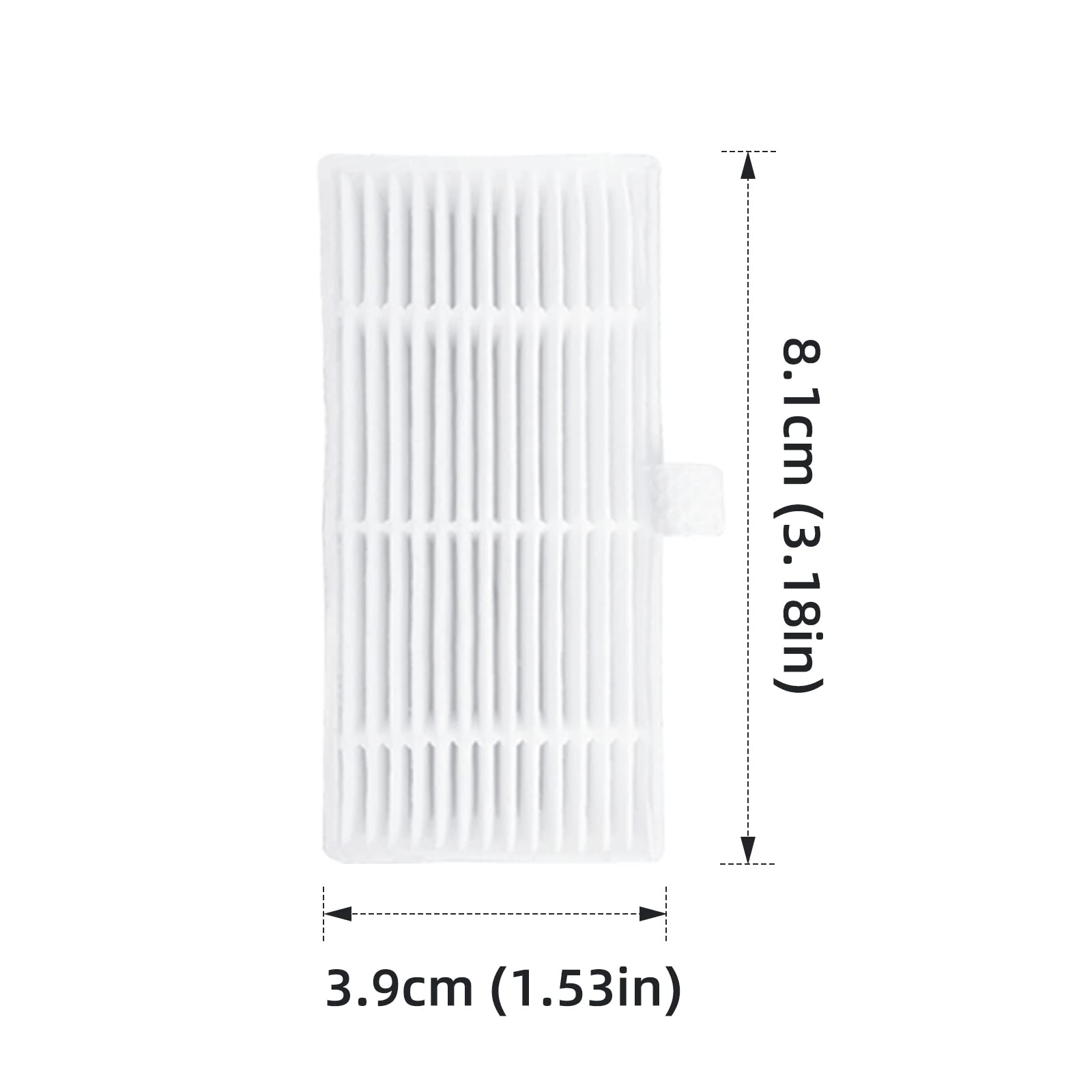 lvtengai Robot Vacuum Accessories - Compatible with MAMNV BR150 BR151, G20 - 3 Hepa Filters, 3 Mop Pads, 6 Side Brushes, Blue/White/