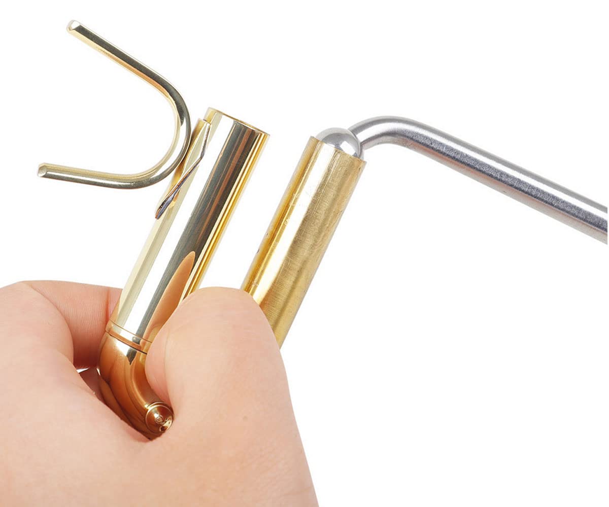 Jiayouy Trumpet Piston Valve Pipe Dent Removal Tools Aluminum Dent Hammer With 0.8 1Mm Knock Ball Head For Brass Wind Instrument