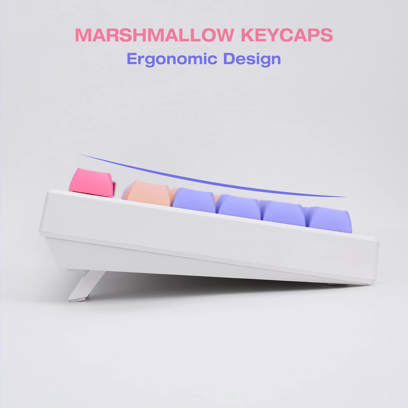 Kxrors Pbt Keycaps 132 Keys Pink Cute Keycaps Dye Sublimation Key Caps Xda Profile Keycap Set For Cherry Gateron Mx Switches Mec