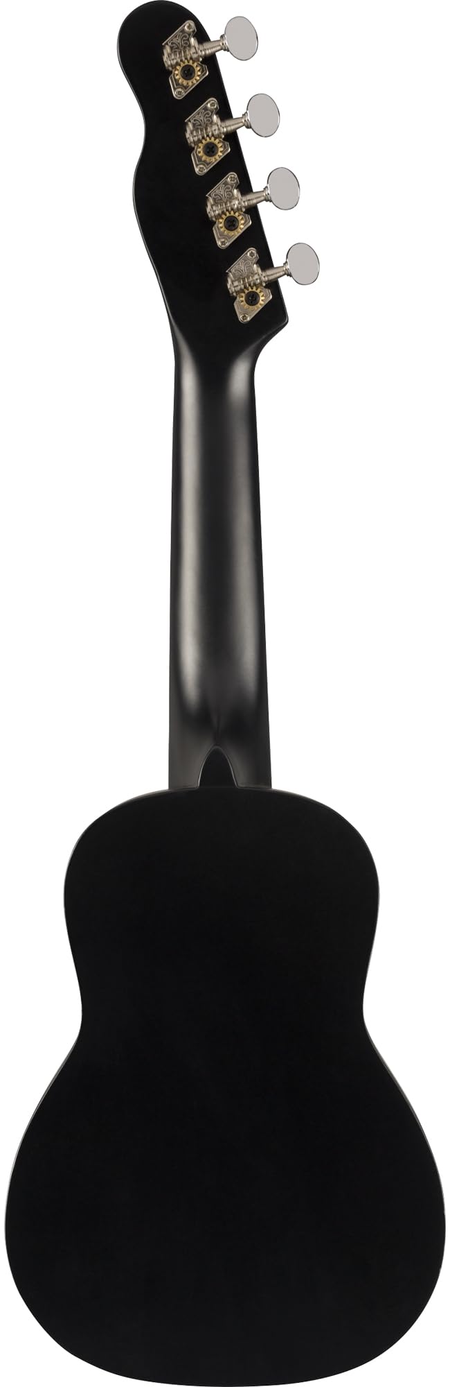 Fender Venice Soprano Ukulele - Black Bundle With Gig Bag, Tuner, And Austin Bazaar Instructional Dvd