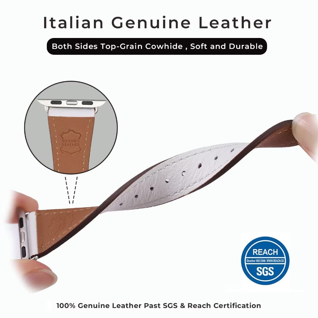 Handodo Women Slim Watch Band 38Mm 40Mm 41Mm Compatible With Apple Watch 9 8 7 6 5 4 3 2 1 Se Se2 Ultra Ultra2 Iwatch, Sgs Certi