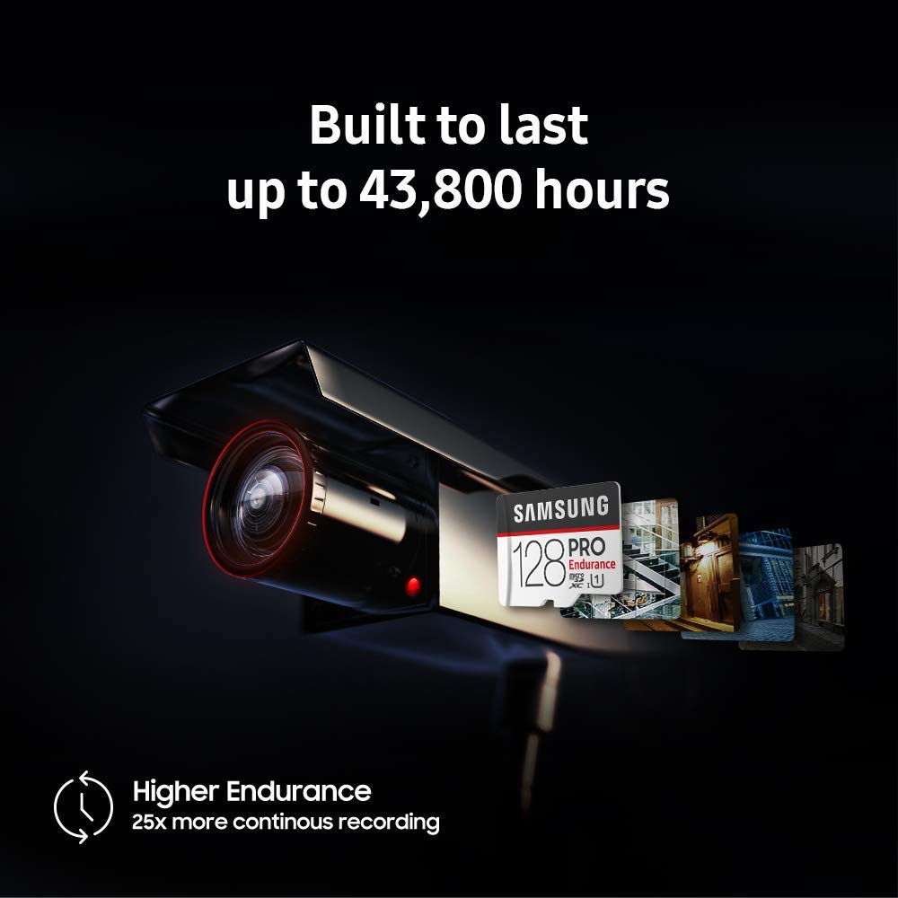 Samsung Pro Endurance 128Gb 100Mb/S (U1) Microsdxc Memory Card With Adapter (Mb-Mj128Ga/Am)