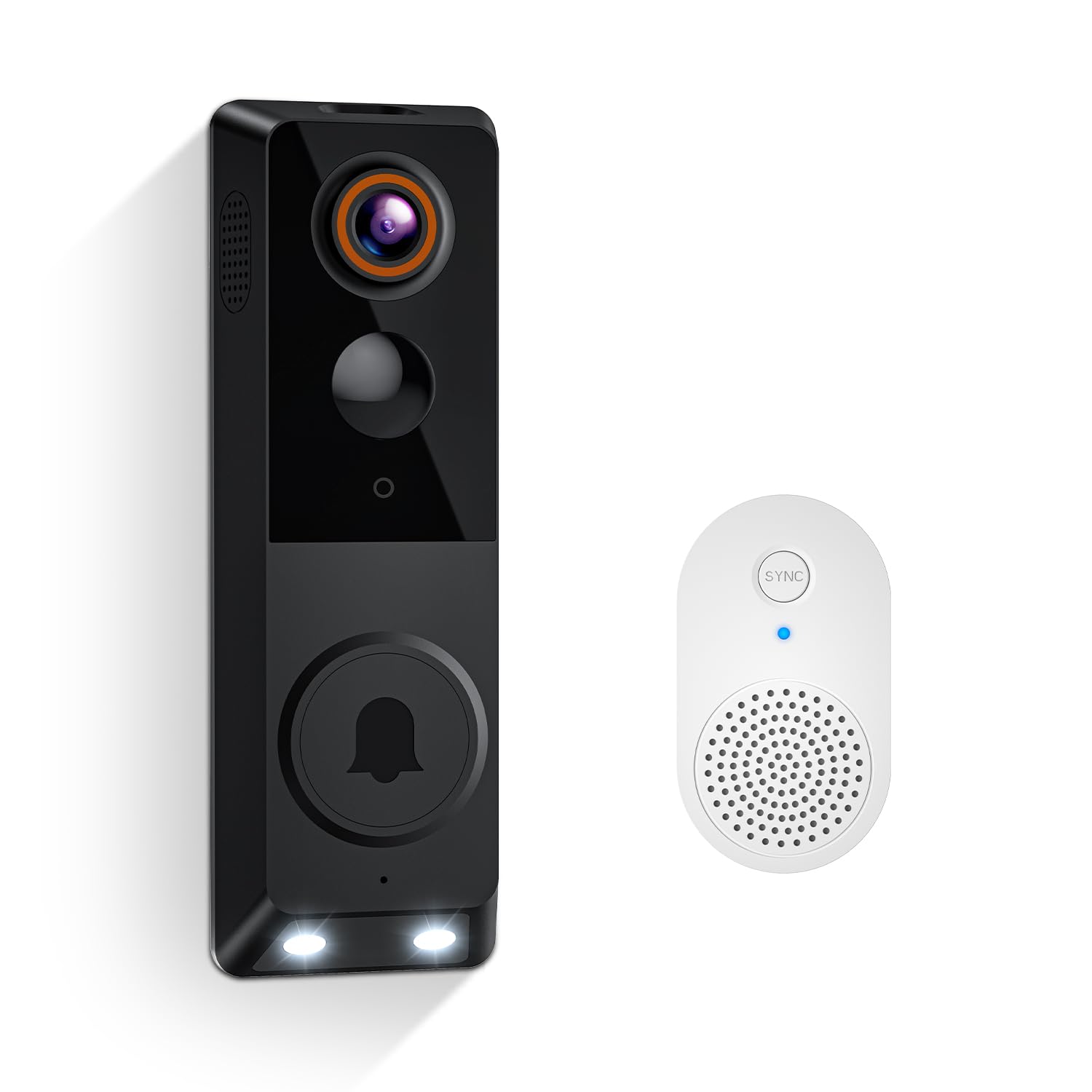 Spinlens 1080P Smart Wireless Doorbell Camera, Ai Human Detection,Real-Time Alerts, Night Vision In Full Color, Cloud Storage Se