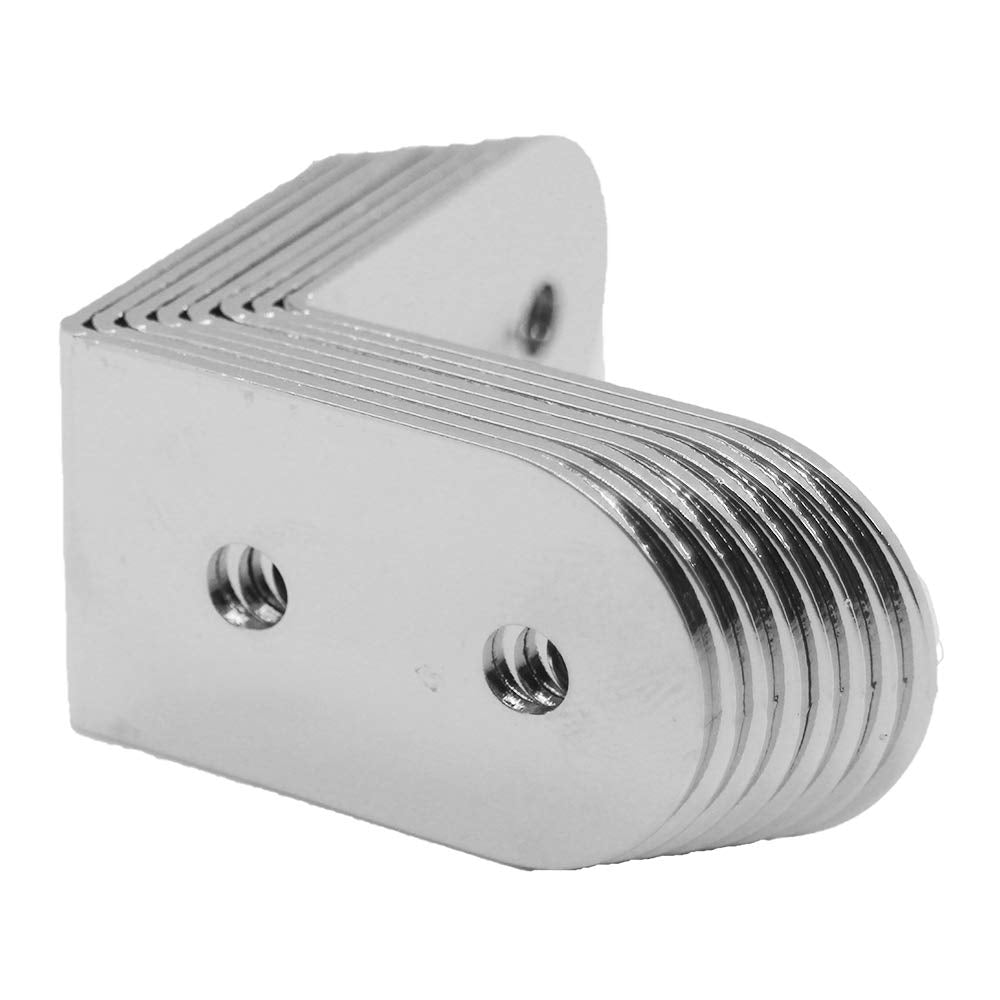 Seismic Audio - Sarhw20 - Set Of 8 Chrome 1.5 Inch Rack Case Clamp For Pa Dj Rack Road Ata Case 4 Hole Mount