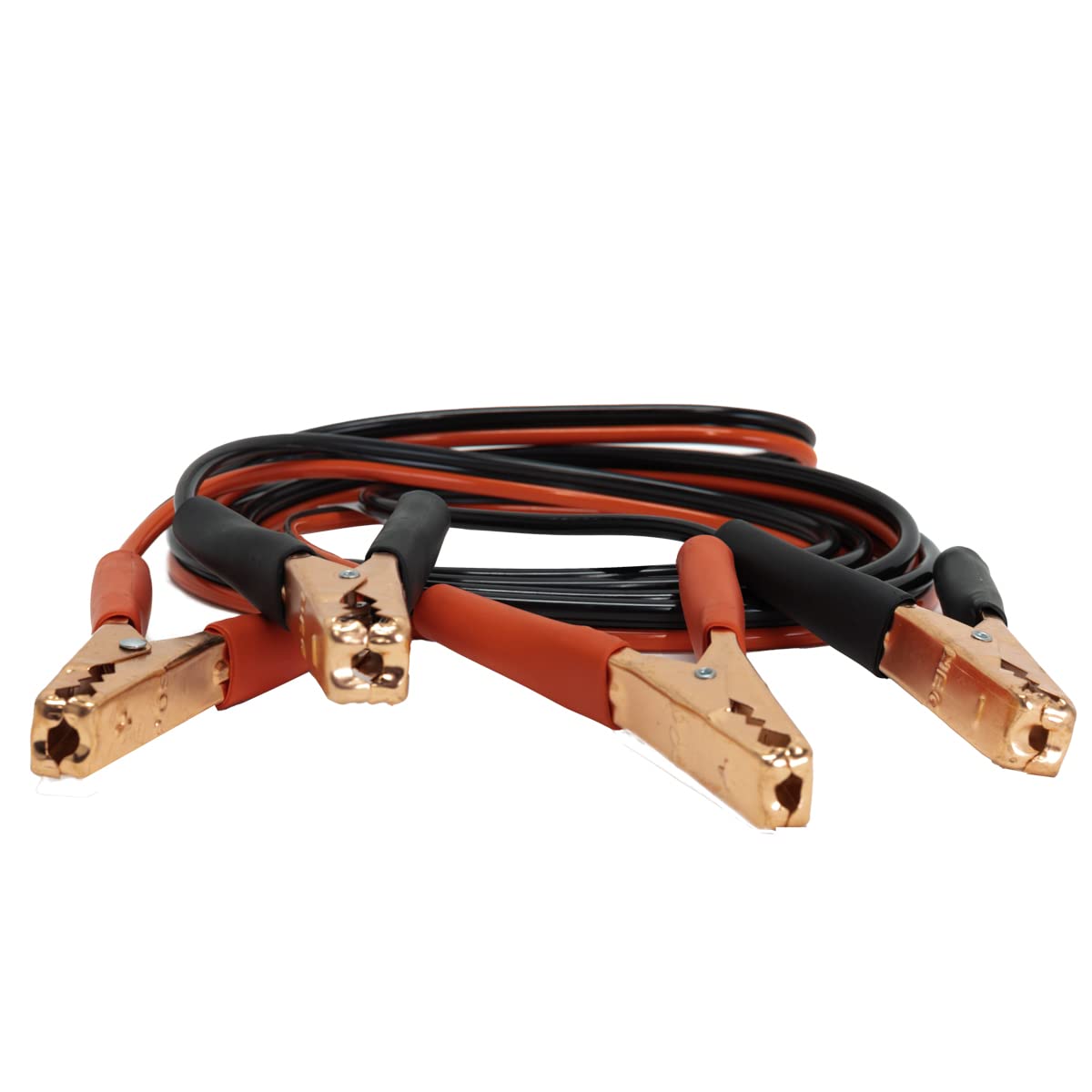 Roadpro 10 Gauge 12 Foot Jumper And Booster Cables  Rp04852 High Tension Springs And Reliable Connection For Jumping Cables And