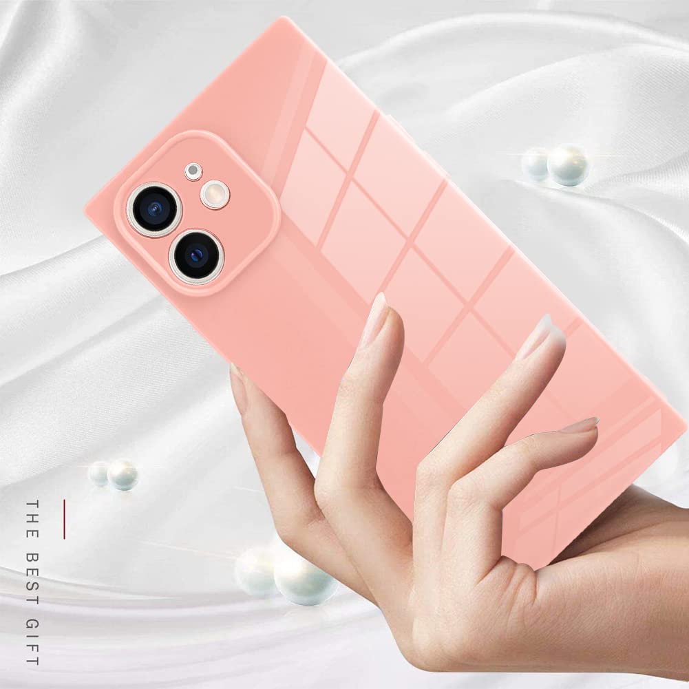 Lsl For Iphone 11 Case Square Pink Soft Tpu Bumper Anti Fall Anti Scratch Shockproof 360 Degree Heavy Duty Protective Wireless S