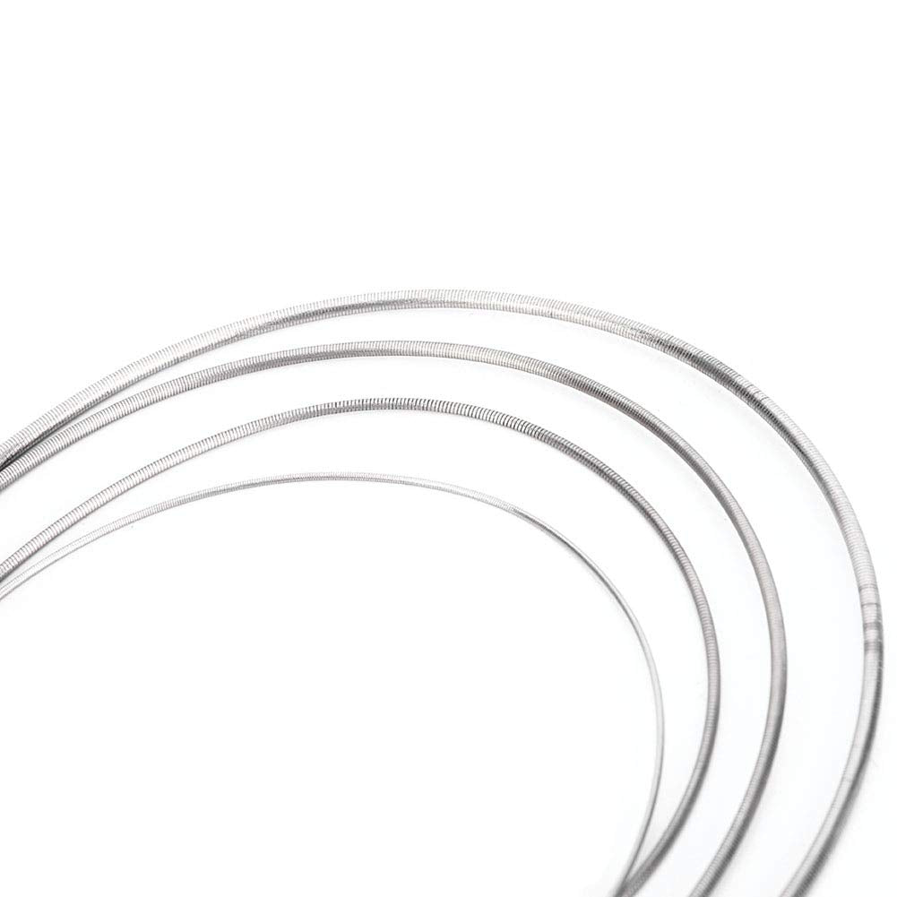 Double Bass String, Steel Double Bass Strings Wire String Professional Music Instrument Accessory