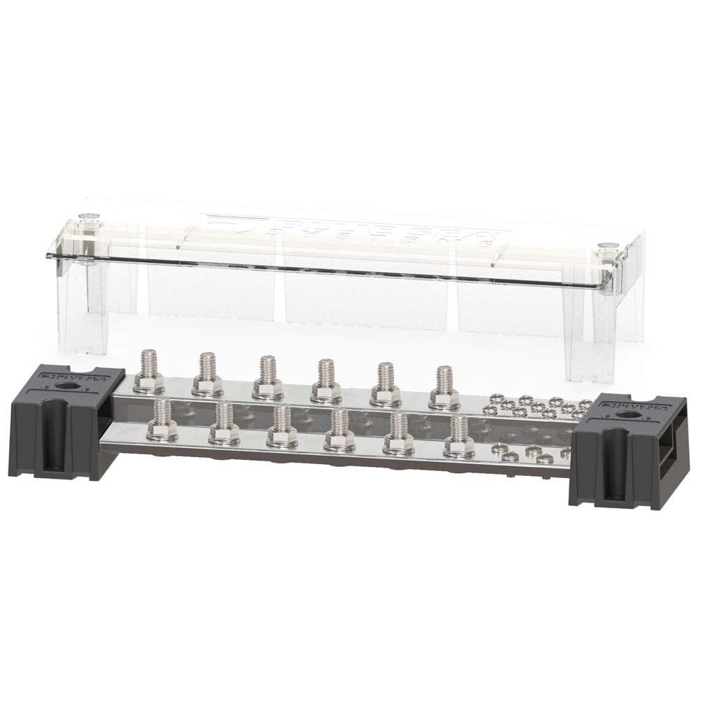 Blue Sea Systems Powerbar 1000 Stud With Cover, 12 X 3/8''