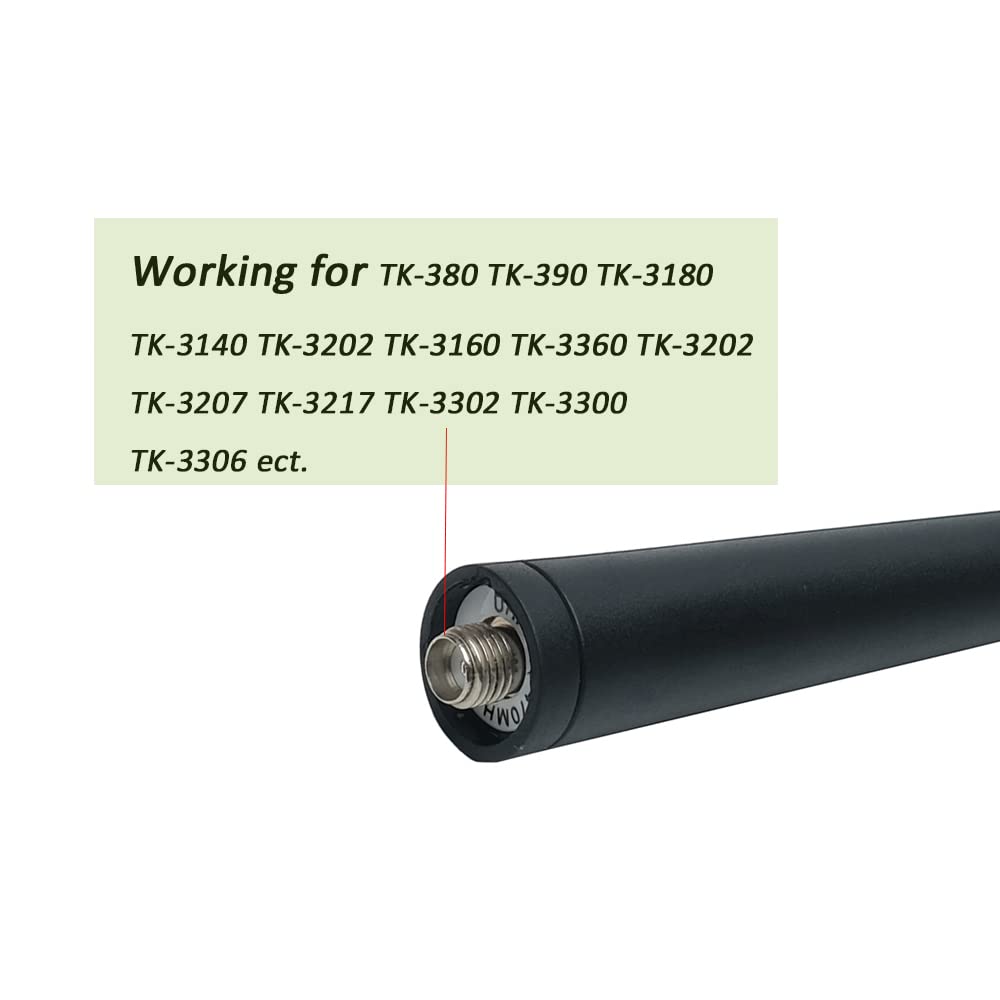 Bvmag Kra 23 Uhf 400 470Mhz Stubby Antenna For Kenwood Tk 380 Tk 390 Tk 3180 Tk 3140 Tk 3202 Tk 3160 Tk 3360 Tk 3202 Tk 3207 Tk