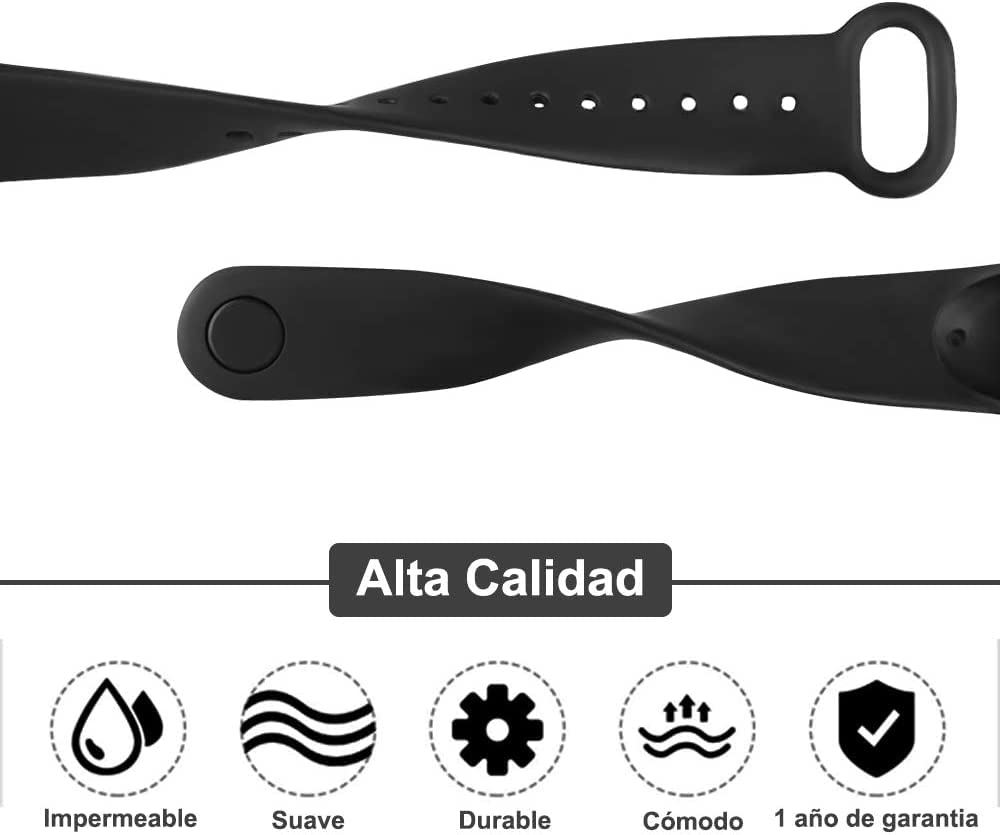 Szbami 6 Pack Bands Replacement For Mi Band 7 Strap Wristbands Compatible With Xiaomi Mi Band 7 Smartwatch Accessories Colorful