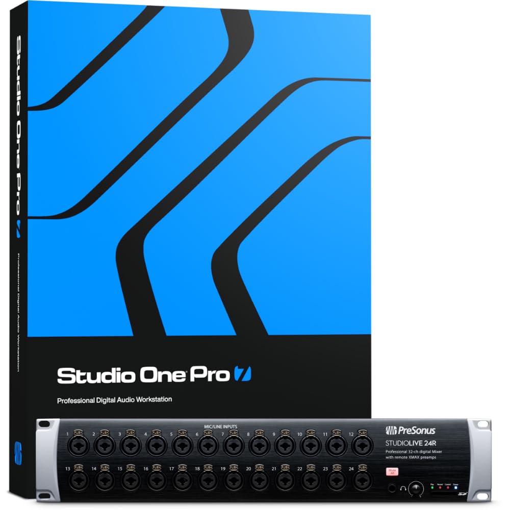 Pro Rack Mixing Software PreSonus StudioLive Series III 24R Digital Rack Mixer with Studio One ...