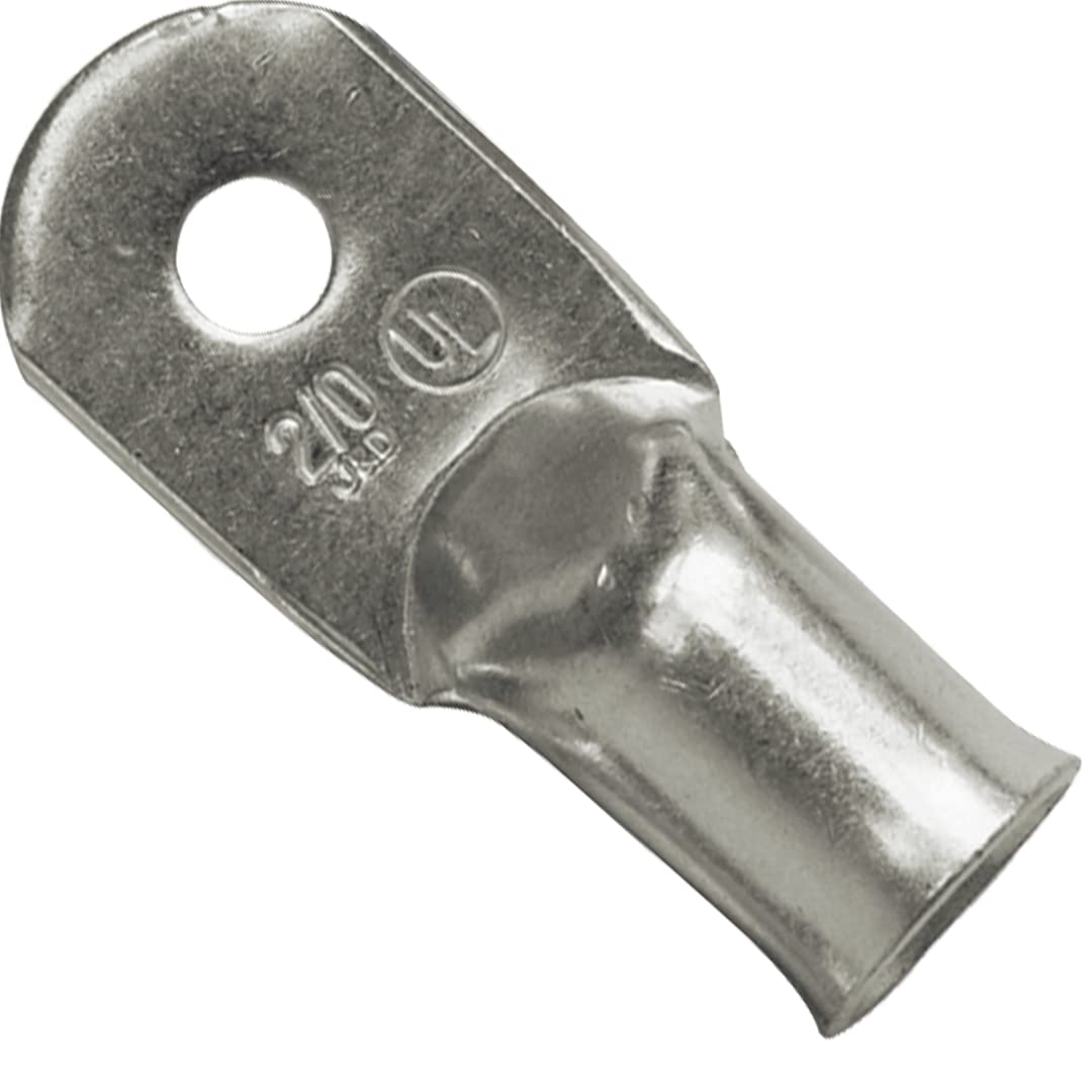 Ancor 242256 Marine Grade Electrical Heavy Duty Tinned Copper Lugs (4Gauge, Size 3/8 Screw, 25Pack)