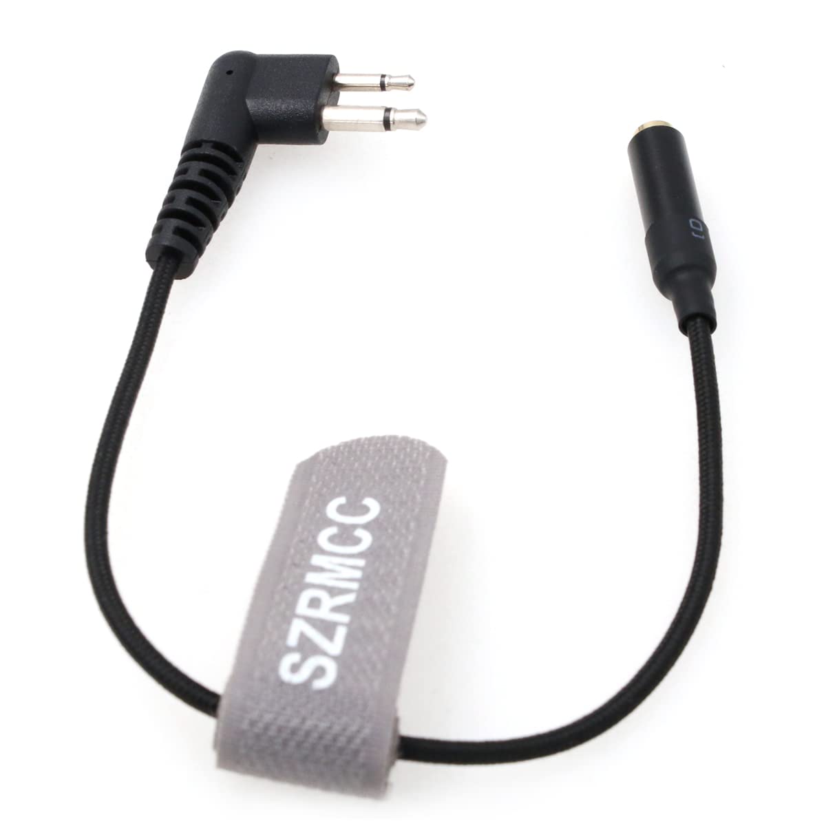 Szrmcc Hytera Hyt Tc500 Moto Rola Cp200 Intercom Radio Audio Adapter Cable 3.5 Female To Moto Rola 2 Pin M Connector