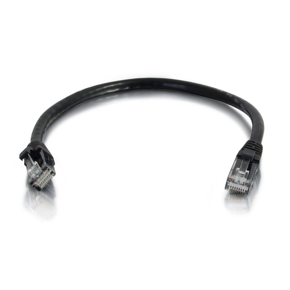 C2G/Cables To Go 15180 Cat5E Snagless Unshielded (Utp) Network Patch Cable, Black (3 Feet)
