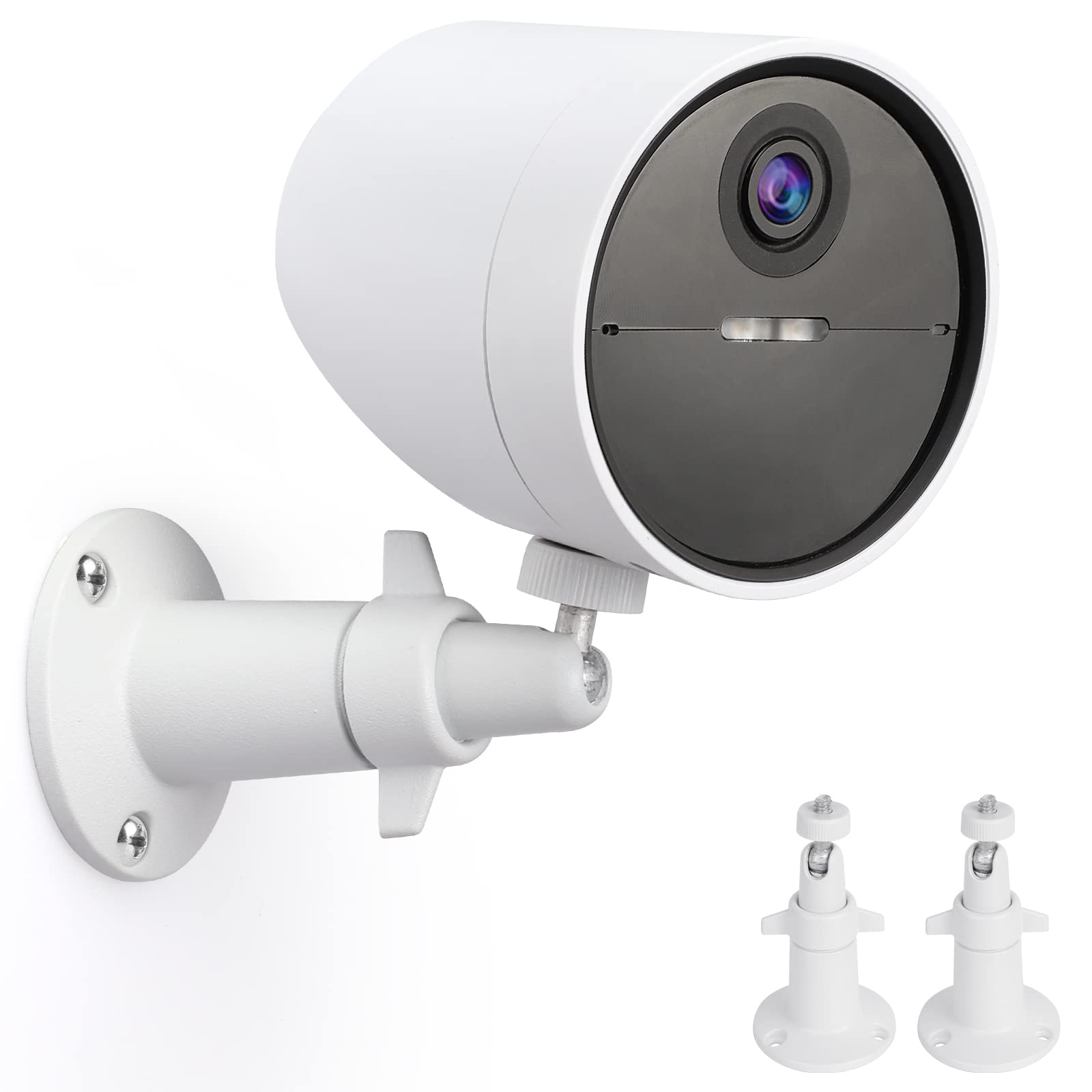Uyodm 2 Pack Wall Mount Holder Compatible With Simplisafe Outdoor Security Camera, 360�Rotation Security Bracket With 1/4 Screw Thread , Camera Not Included (White)