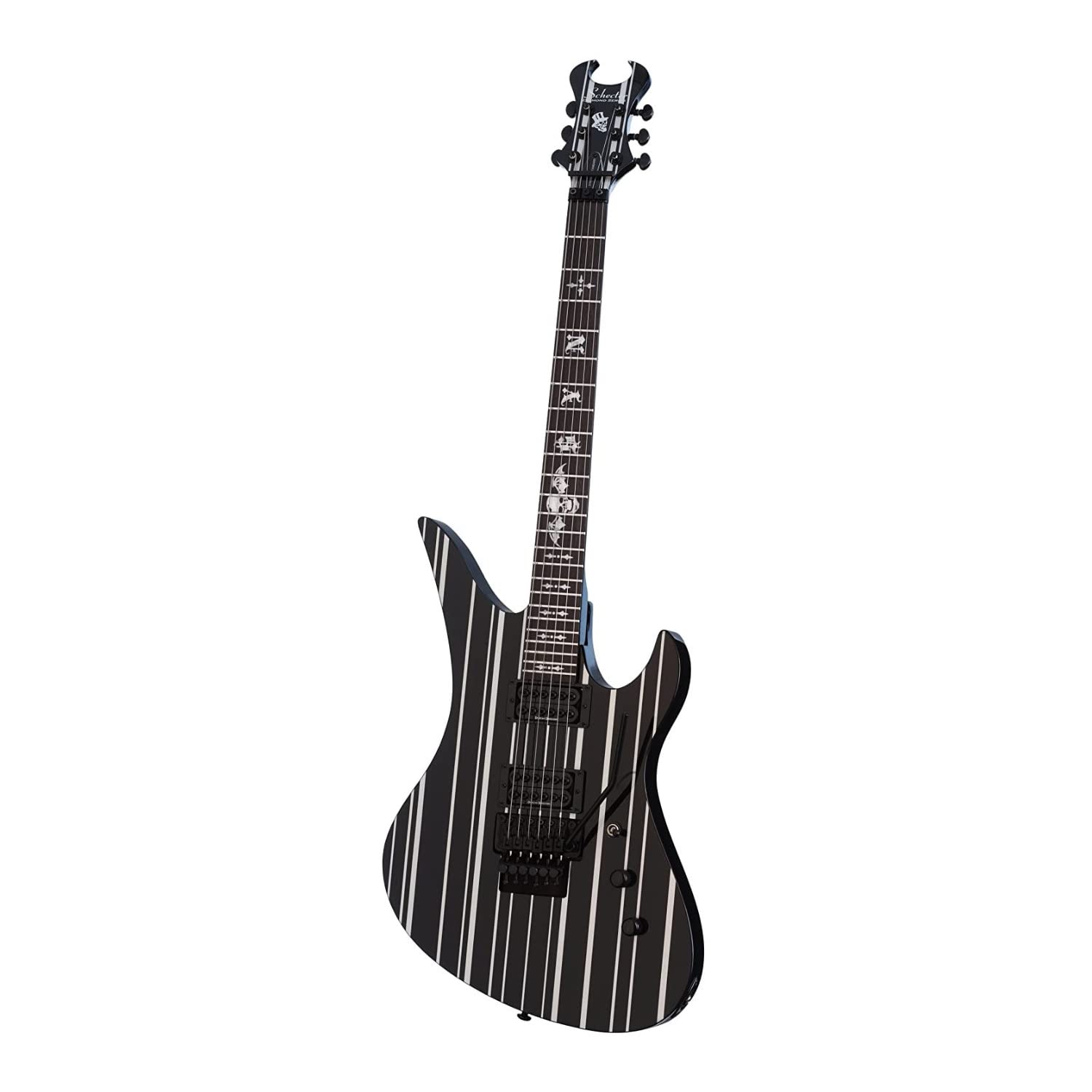 Schecter 6 String Solid Body Electric Guitar, Gloss Black (1739)