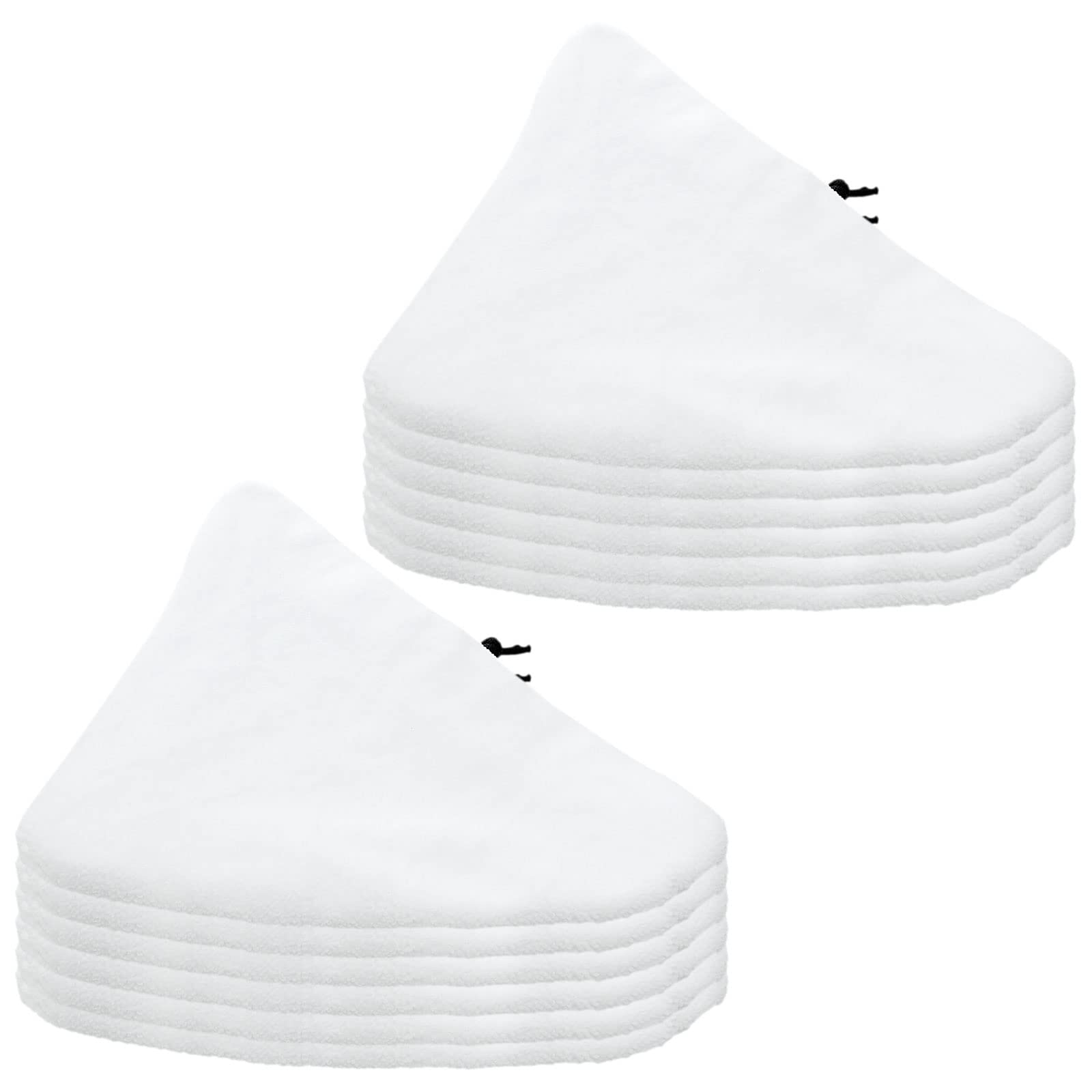 FengWu 12 PCS Replacement Triangle Steam Mop Pads Reusable Washable Microfiber Steamer Cleaning Pads Compatible for Steamboy X5 