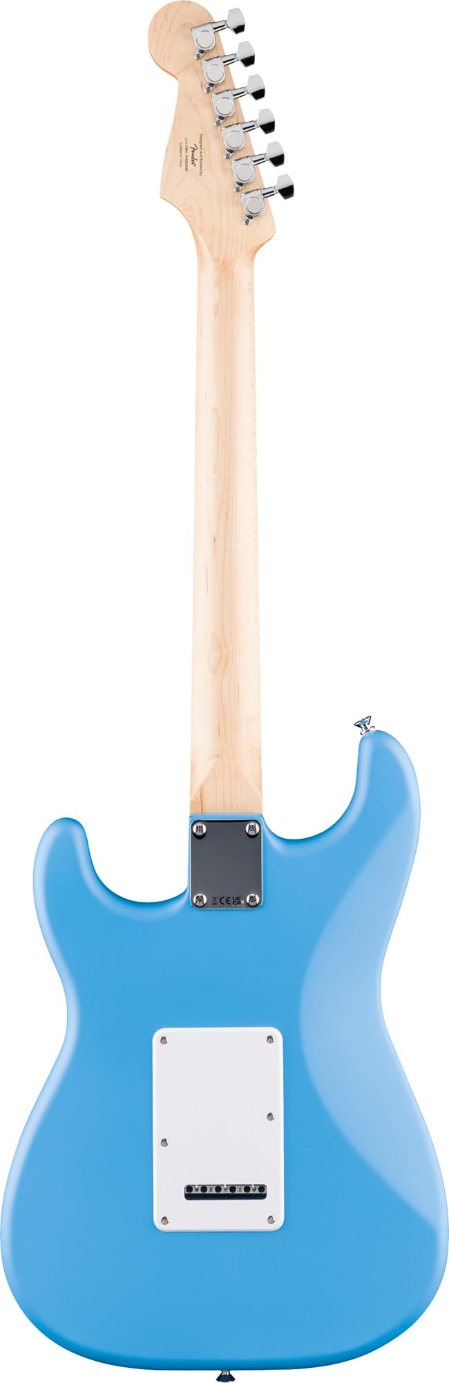 Fender Squier Stratocaster - California Blue Bundle With Gig Bag, Tuner, Picks, And Austin Bazaar Instructional Dvd