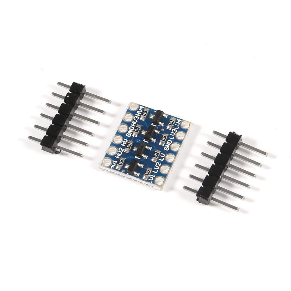 Aceirmc 12Pcs 4 Channels Iic I2C Logic Level Converter Bi-Directional Module 3.3V To 5V Shifter For Arduino