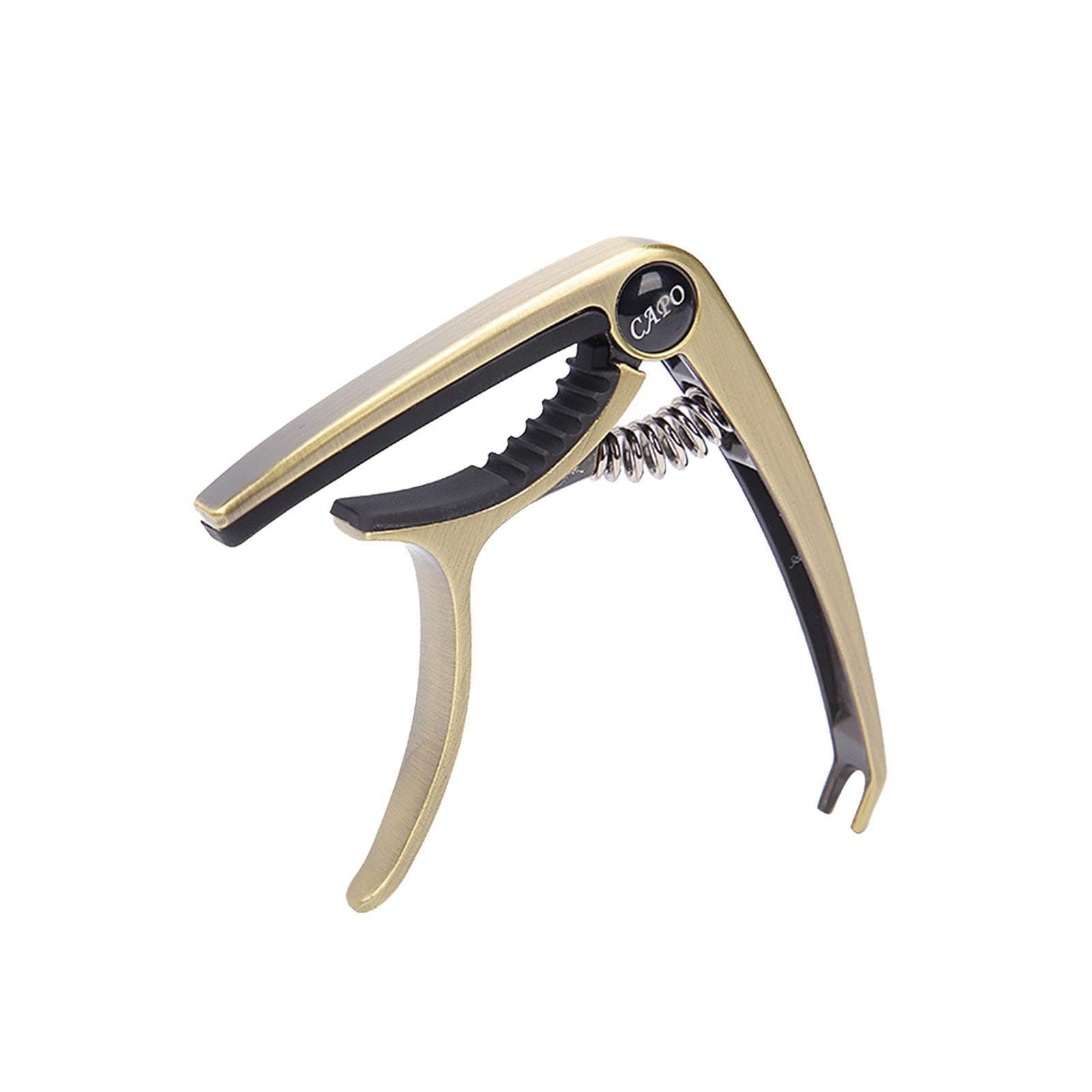 Calandis Electric Guitar Capo Professional Adjustment Zinc Alloy Acoustic Guitar Capo Bronze | Capos | Parts & Accessories | Gui