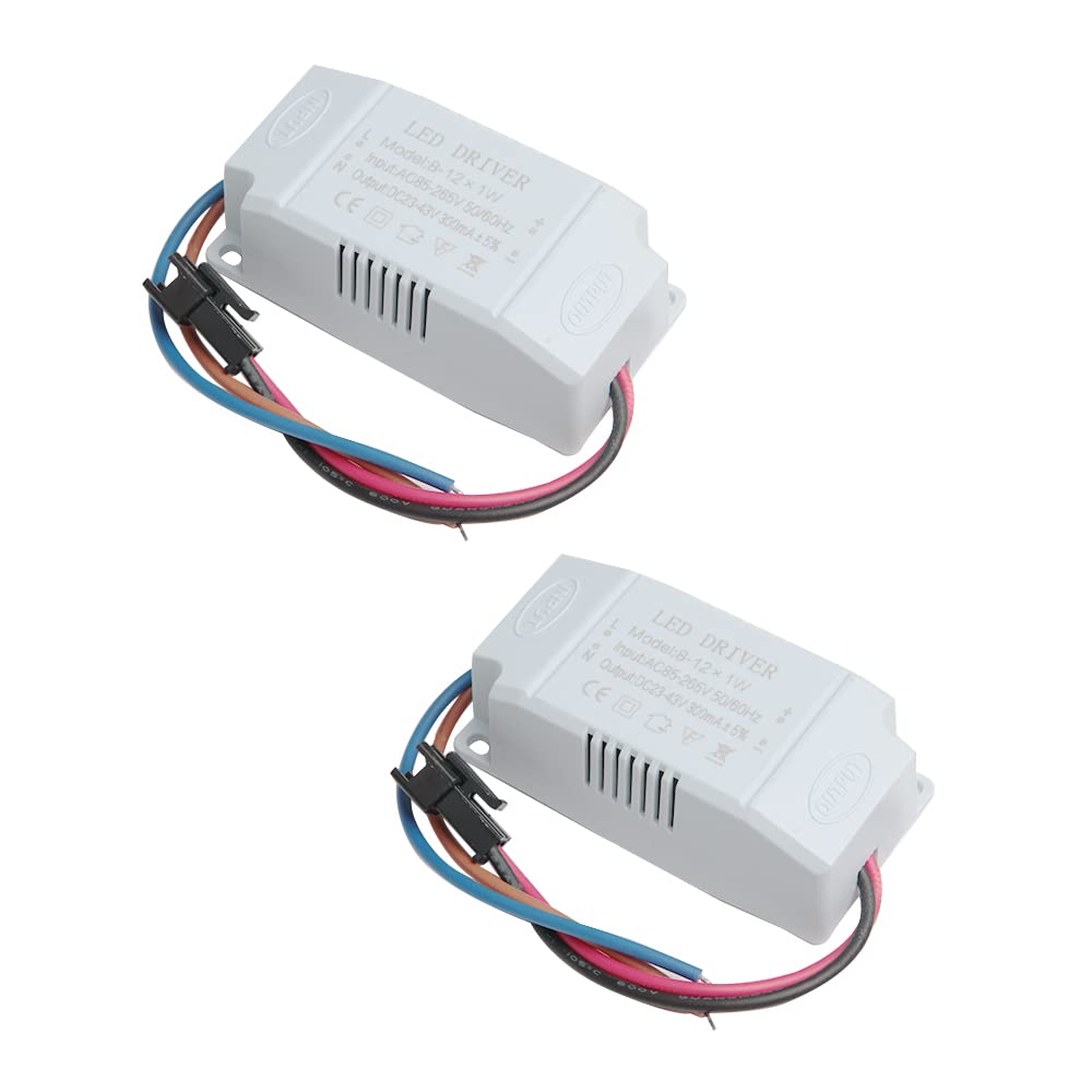 Acxico 2 Pcs Led Driver Power Supply 8 12W Ac 110V 220V
