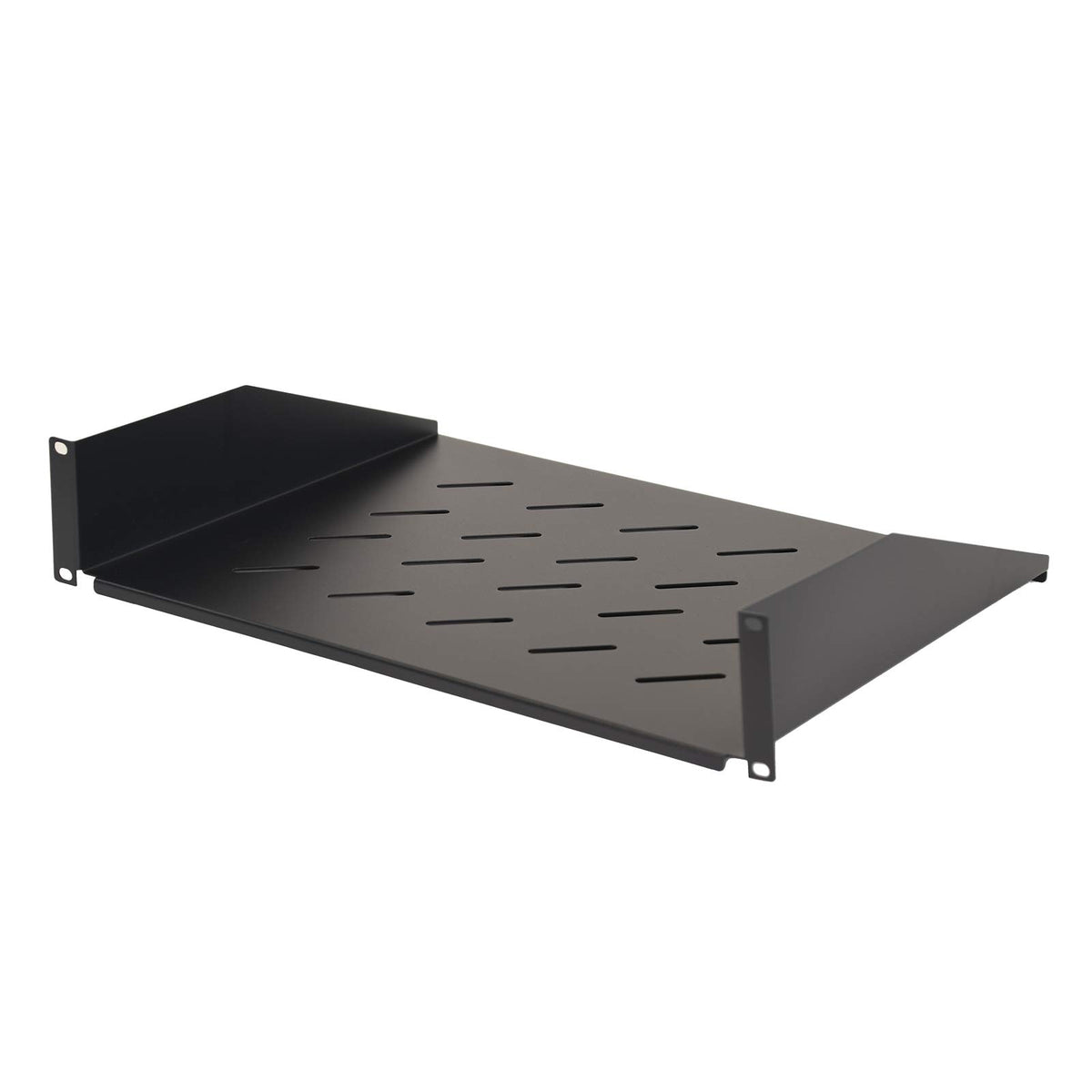 Aeons 2U Universal Server Rack Shelf Vented Rackmount Cantilever Shelf 14'' Deep, For 19    It Network Rack Cabinet Enclosure  