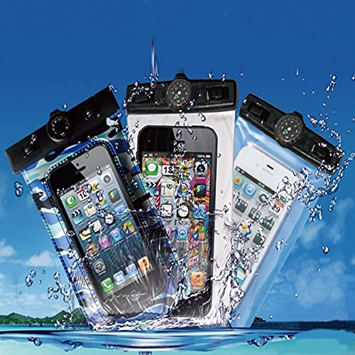 Vista Shops Aqua Pouch  Waterproof Pouch for Your Smartphone and Your Essentials 2  Pack