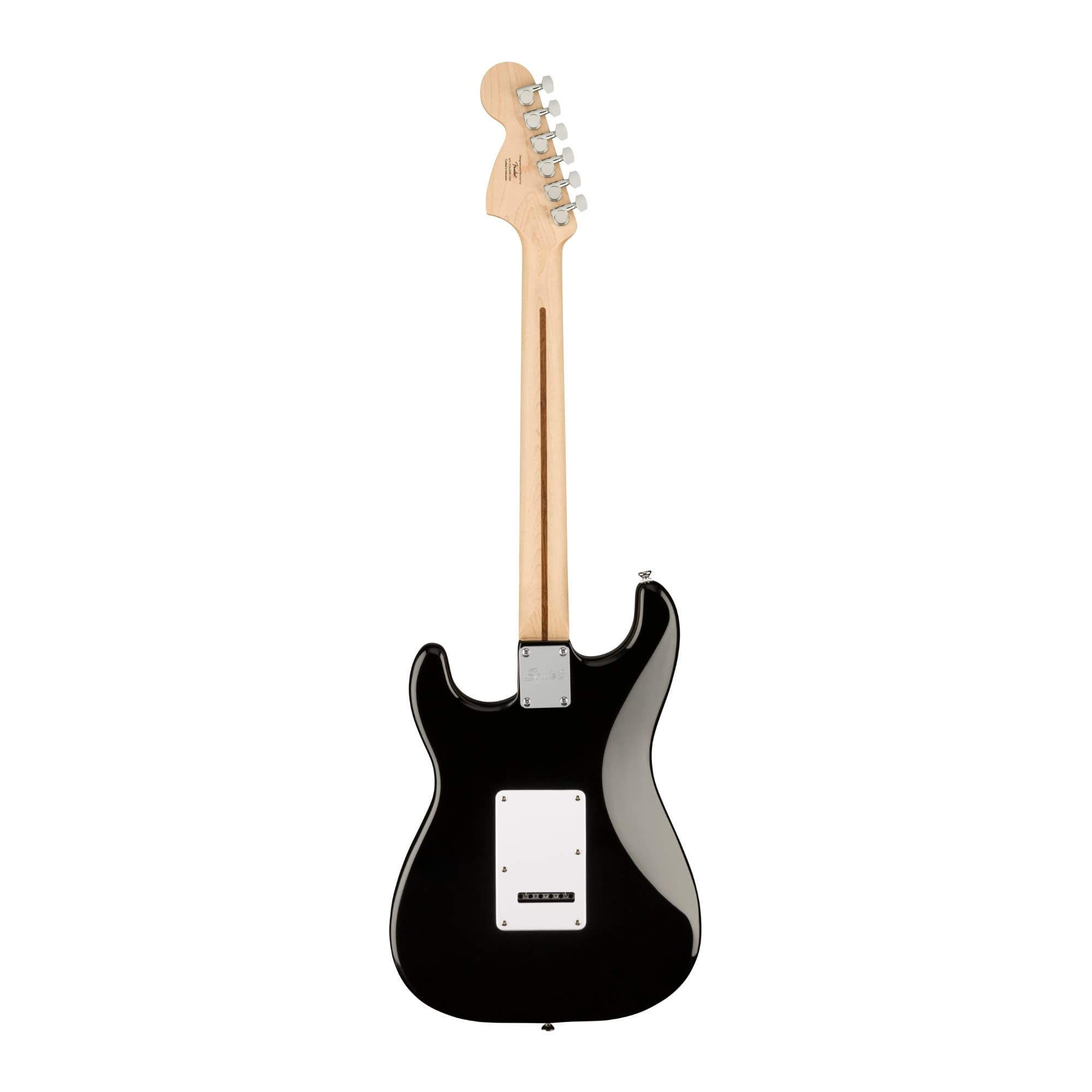 Squier Affinity Series Stratocaster Electric Guitar, With 2-Year Warranty, Black, Maple Fingerboard